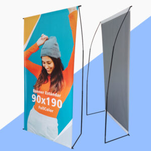 Nexo: Banner con porta banner de 90x190